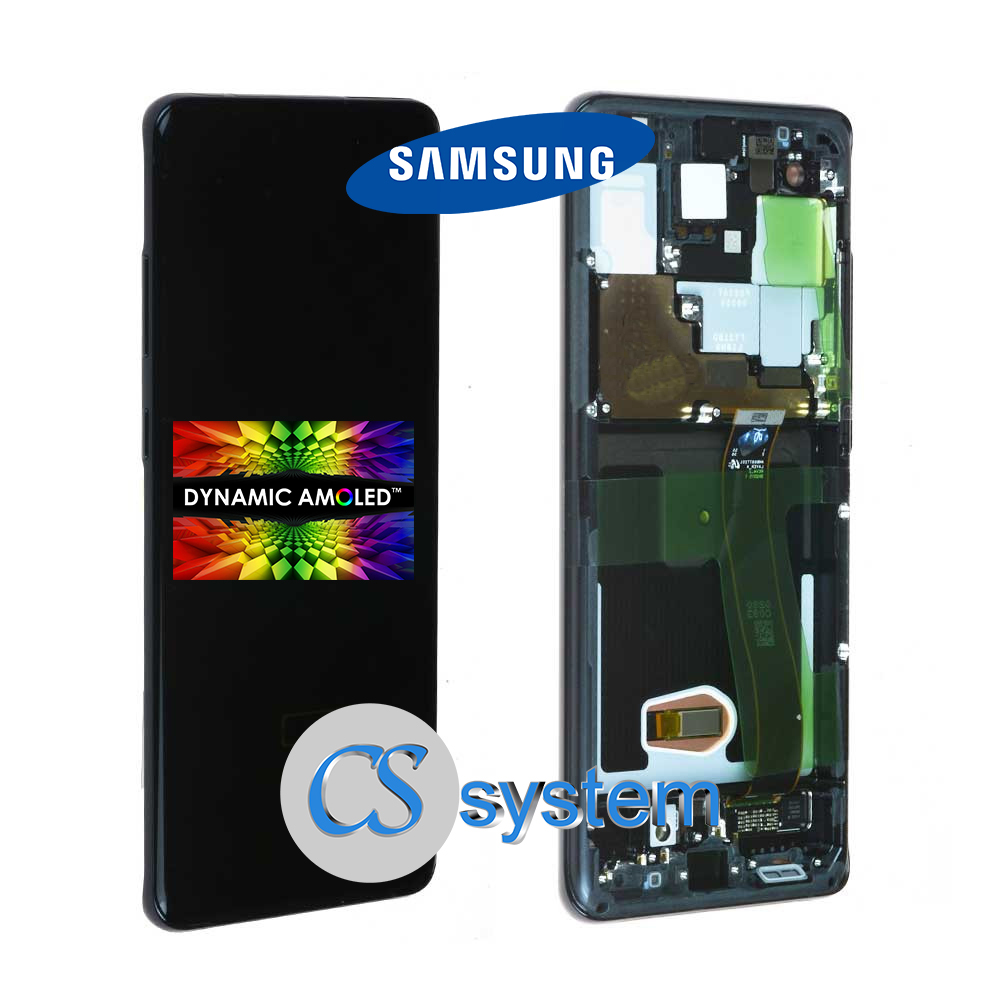 Remplacement vitre / Écran Samsung S21 Ultra avec châssis original – CS  System