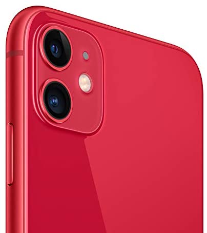 Vitre arrière iPhone 11 rouge + joint de caméra - Phonexpert78